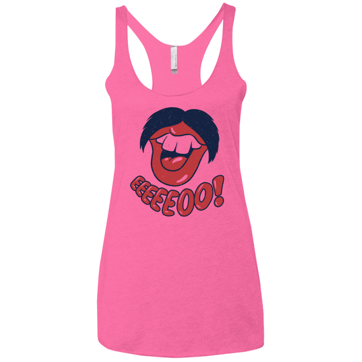 T-Shirts Vintage Pink / X-Small Lips EO Women's Triblend Racerback Tank