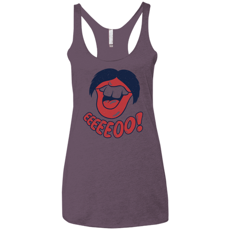 T-Shirts Vintage Purple / X-Small Lips EO Women's Triblend Racerback Tank