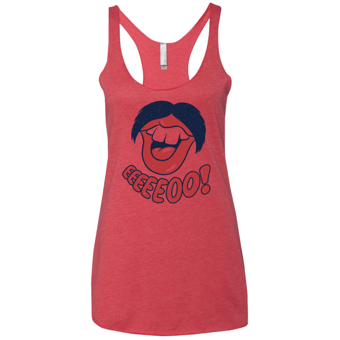 T-Shirts Vintage Red / X-Small Lips EO Women's Triblend Racerback Tank