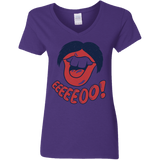 T-Shirts Purple / S Lips EO Women's V-Neck T-Shirt