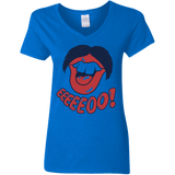 T-Shirts Royal / S Lips EO Women's V-Neck T-Shirt