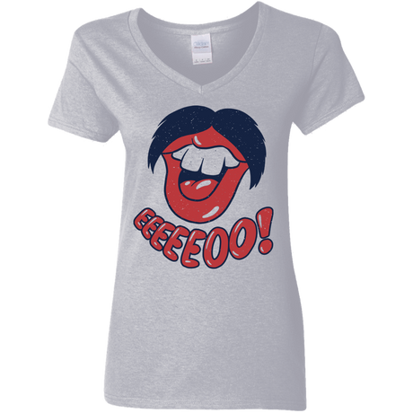 T-Shirts Sport Grey / S Lips EO Women's V-Neck T-Shirt