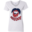 T-Shirts White / S Lips EO Women's V-Neck T-Shirt