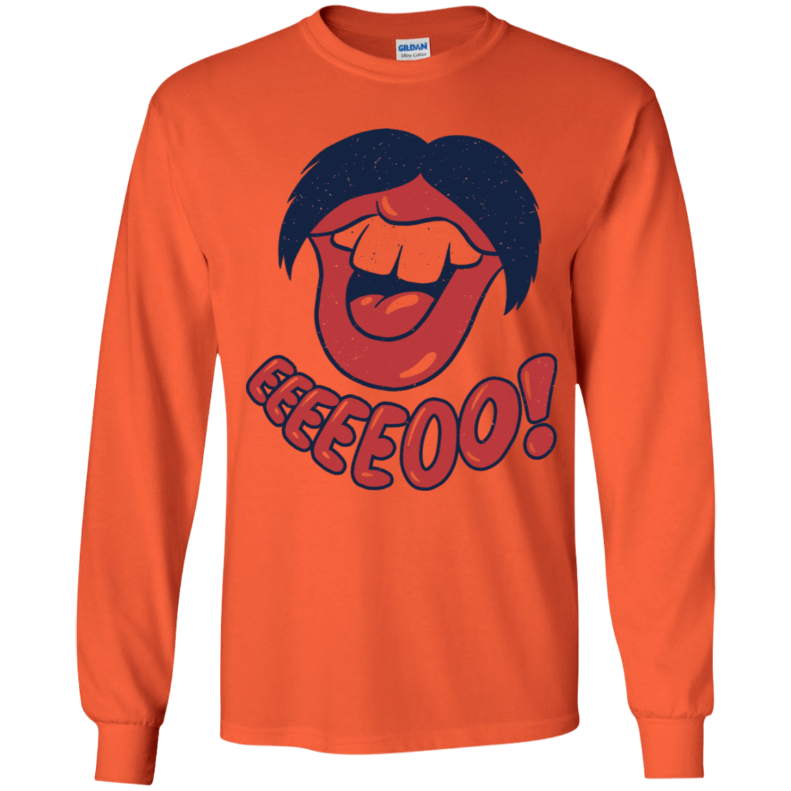 T-Shirts Orange / YS Lips EO Youth Long Sleeve T-Shirt