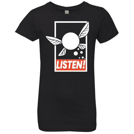 T-Shirts Black / YXS LISTEN! Girls Premium T-Shirt