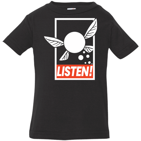 T-Shirts Black / 6 Months LISTEN! Infant Premium T-Shirt