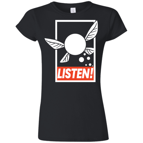 T-Shirts Black / S LISTEN! Junior Slimmer-Fit T-Shirt