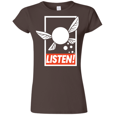 T-Shirts Dark Chocolate / S LISTEN! Junior Slimmer-Fit T-Shirt