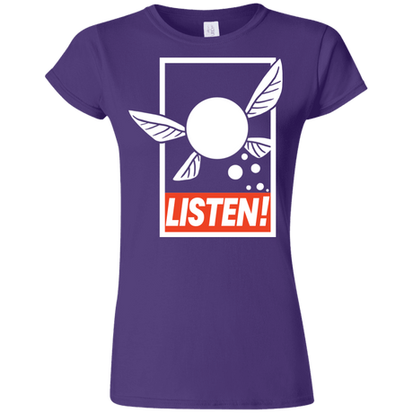 T-Shirts Purple / S LISTEN! Junior Slimmer-Fit T-Shirt
