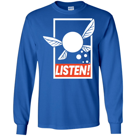 T-Shirts Royal / S LISTEN! Men's Long Sleeve T-Shirt