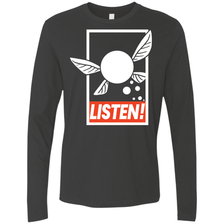 T-Shirts Heavy Metal / S LISTEN! Men's Premium Long Sleeve
