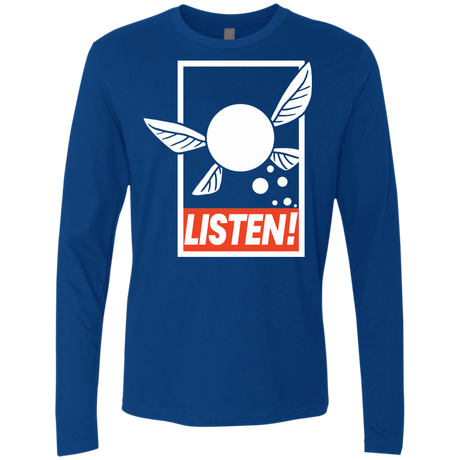 T-Shirts Royal / S LISTEN! Men's Premium Long Sleeve