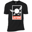 T-Shirts Black / X-Small LISTEN! Men's Premium T-Shirt