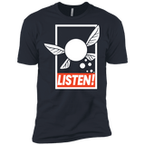 T-Shirts Indigo / X-Small LISTEN! Men's Premium T-Shirt