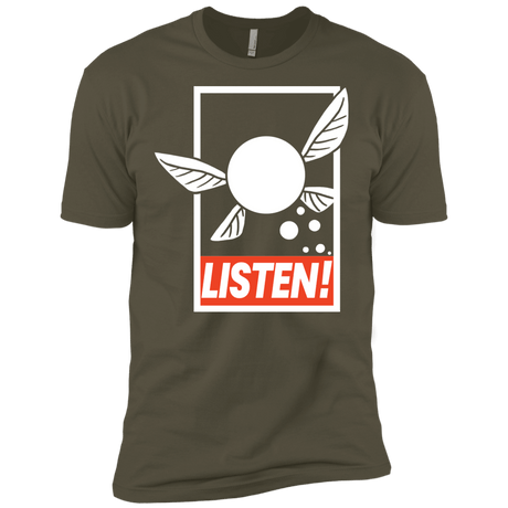 T-Shirts Military Green / X-Small LISTEN! Men's Premium T-Shirt