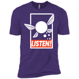 T-Shirts Purple Rush/ / X-Small LISTEN! Men's Premium T-Shirt