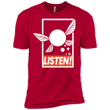 T-Shirts Red / X-Small LISTEN! Men's Premium T-Shirt