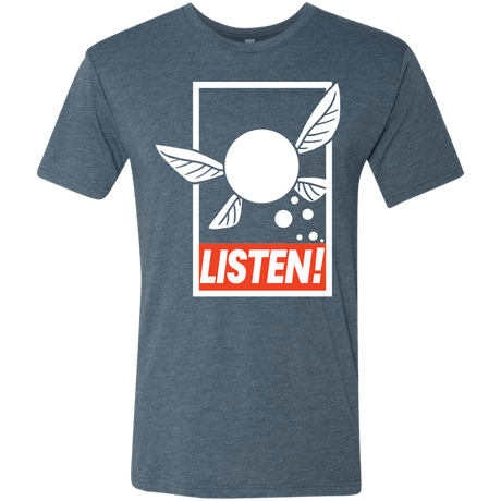 T-Shirts Indigo / S LISTEN! Men's Triblend T-Shirt