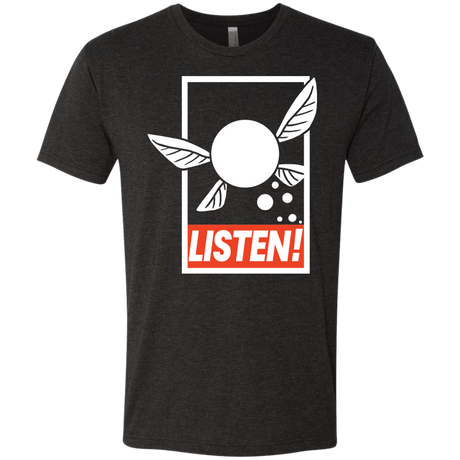 T-Shirts Vintage Black / S LISTEN! Men's Triblend T-Shirt