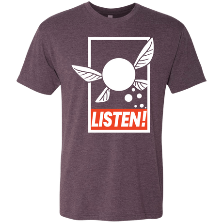 T-Shirts Vintage Purple / S LISTEN! Men's Triblend T-Shirt