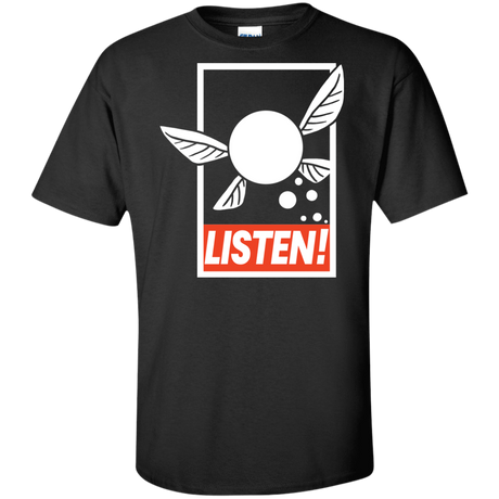 T-Shirts Black / XLT LISTEN! Tall T-Shirt