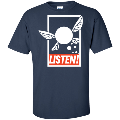 T-Shirts Navy / XLT LISTEN! Tall T-Shirt