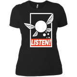 T-Shirts Black / X-Small LISTEN! Women's Premium T-Shirt