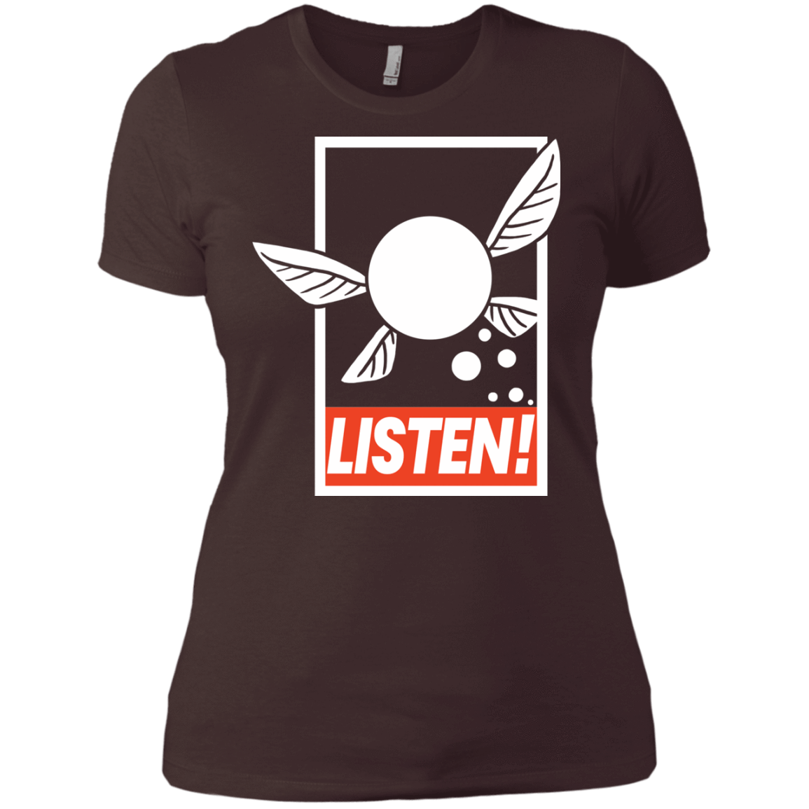 T-Shirts Dark Chocolate / X-Small LISTEN! Women's Premium T-Shirt