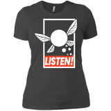 T-Shirts Heavy Metal / X-Small LISTEN! Women's Premium T-Shirt