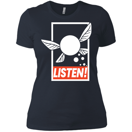 T-Shirts Indigo / X-Small LISTEN! Women's Premium T-Shirt