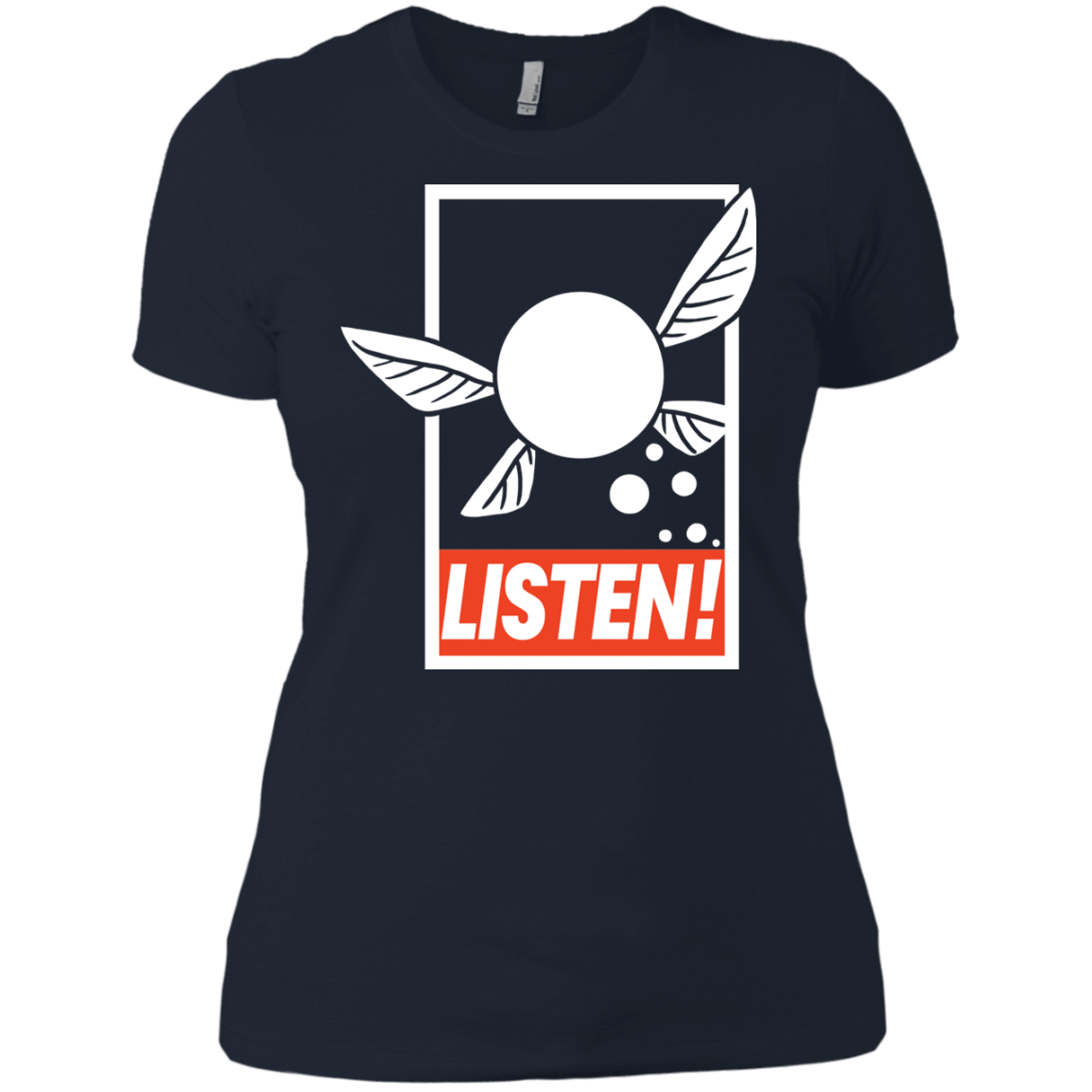 T-Shirts Midnight Navy / X-Small LISTEN! Women's Premium T-Shirt