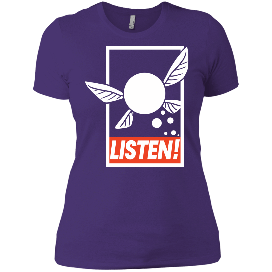 T-Shirts Purple Rush/ / X-Small LISTEN! Women's Premium T-Shirt