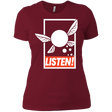T-Shirts Scarlet / X-Small LISTEN! Women's Premium T-Shirt