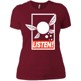 T-Shirts Scarlet / X-Small LISTEN! Women's Premium T-Shirt