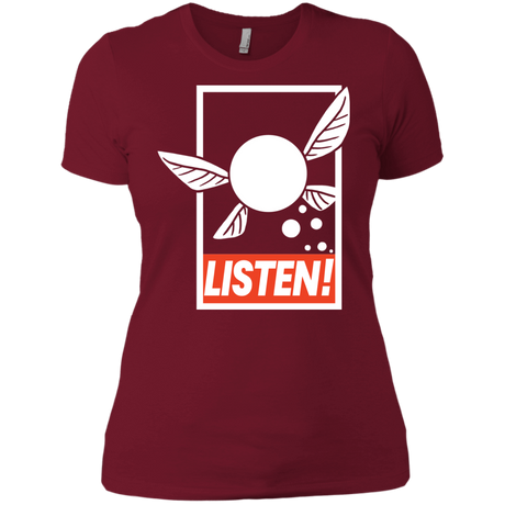 T-Shirts Scarlet / X-Small LISTEN! Women's Premium T-Shirt