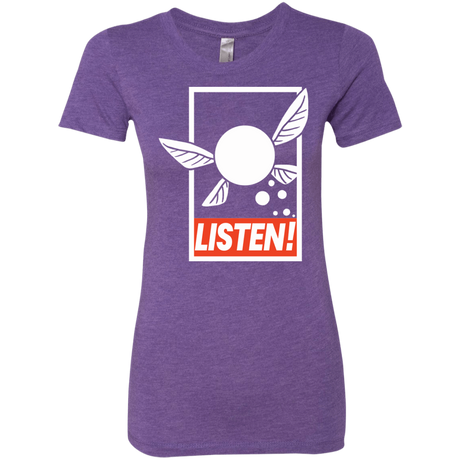 T-Shirts Purple Rush / S LISTEN! Women's Triblend T-Shirt
