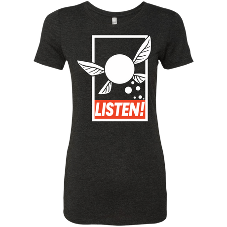 T-Shirts Vintage Black / S LISTEN! Women's Triblend T-Shirt