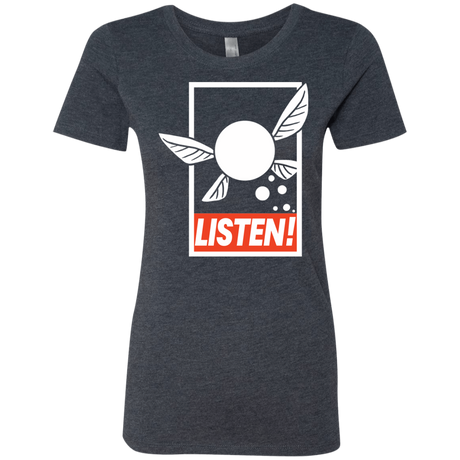 T-Shirts Vintage Navy / S LISTEN! Women's Triblend T-Shirt