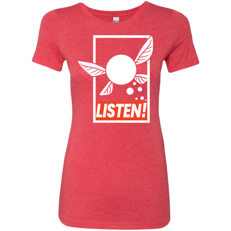 T-Shirts Vintage Red / S LISTEN! Women's Triblend T-Shirt