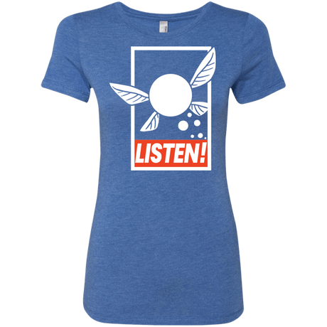 T-Shirts Vintage Royal / S LISTEN! Women's Triblend T-Shirt