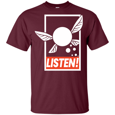 T-Shirts Maroon / YXS LISTEN! Youth T-Shirt
