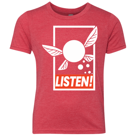 T-Shirts Vintage Red / YXS LISTEN! Youth Triblend T-Shirt