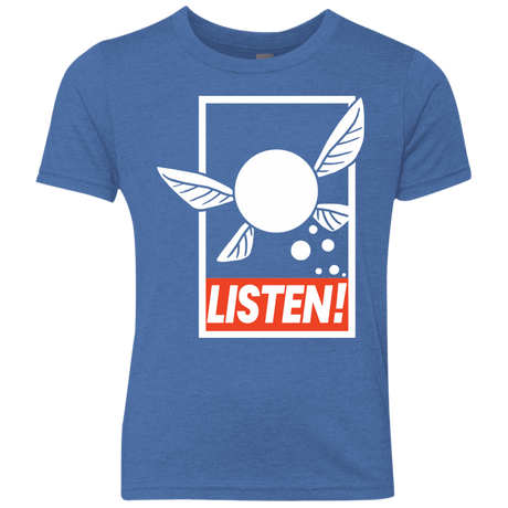 T-Shirts Vintage Royal / YXS LISTEN! Youth Triblend T-Shirt