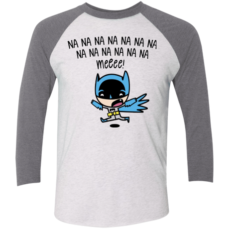 T-Shirts Heather White/Premium Heather / X-Small Little Bat Boy Men's Triblend 3/4 Sleeve