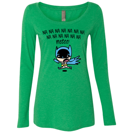 T-Shirts Envy / Small Little Bat Boy Women's Triblend Long Sleeve Shirt