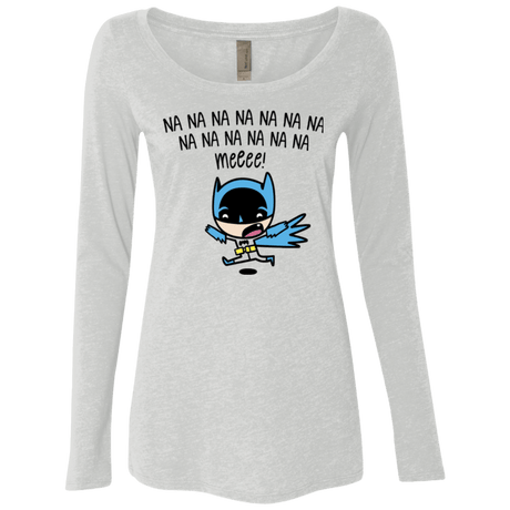 T-Shirts Heather White / Small Little Bat Boy Women's Triblend Long Sleeve Shirt