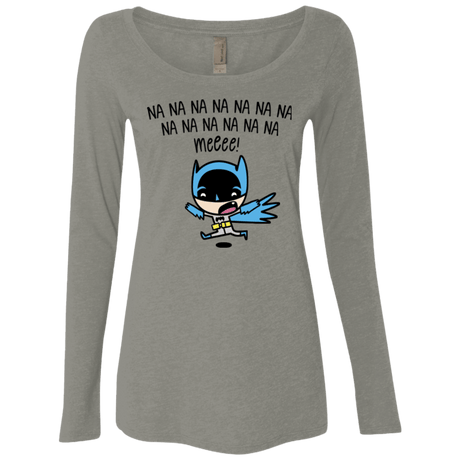 T-Shirts Venetian Grey / Small Little Bat Boy Women's Triblend Long Sleeve Shirt