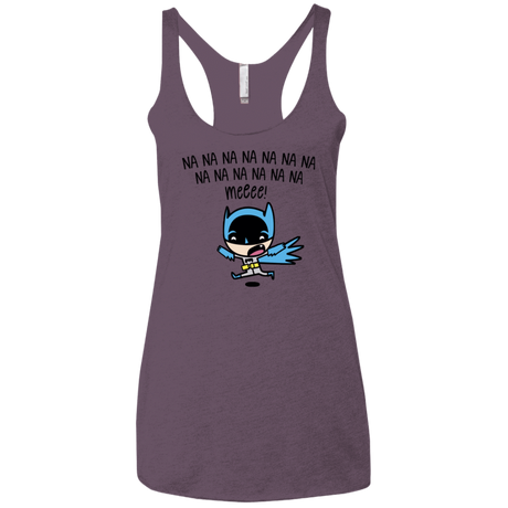 T-Shirts Vintage Purple / X-Small Little Bat Boy Women's Triblend Racerback Tank