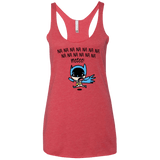 T-Shirts Vintage Red / X-Small Little Bat Boy Women's Triblend Racerback Tank
