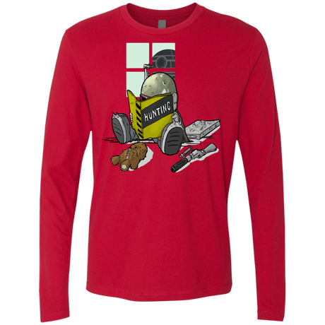 T-Shirts Red / Small Little Boba Men's Premium Long Sleeve